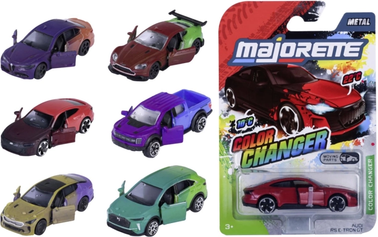 Cochecito premium Majorette que cambia de color - 1 unidad