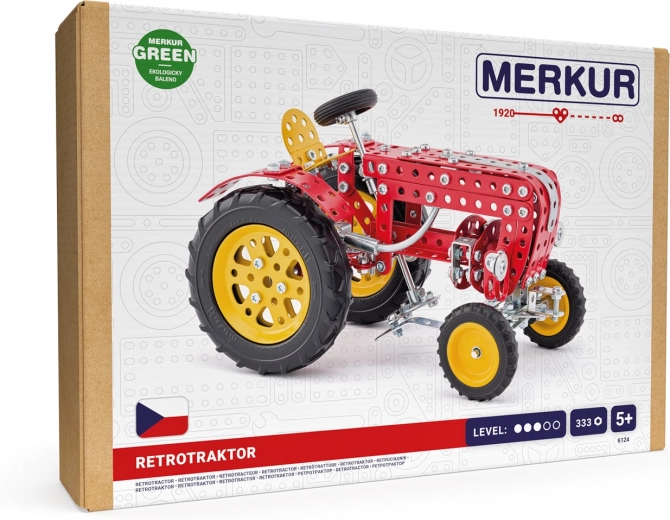 Merkur retro tractor kit de construcción 333 piezas