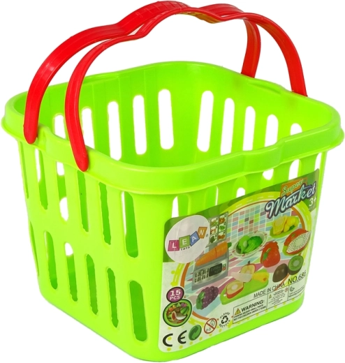 Cesta realista llena de delicias