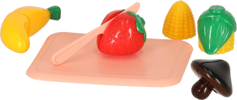 Frutas y verduras para cortar que desarrollan la motricidad