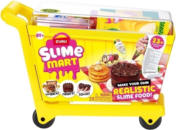 ZURU Slime Mart carrito de compras con slime