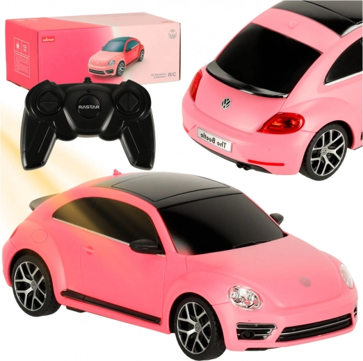 Coche RC Rastar VOLKSWAGEN Beetle UV 1:24 rosa