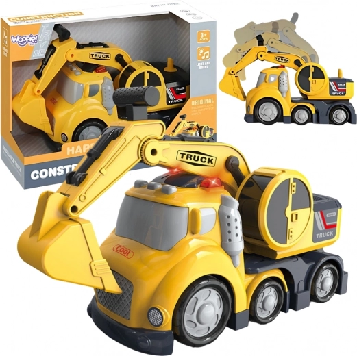 Excavadora infantil Woopie City Truck con luces y sonidos