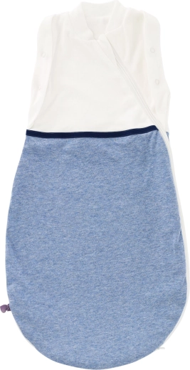 Saco de dormir envolvente Träumeland AIR azul jaspeado 0–3 meses