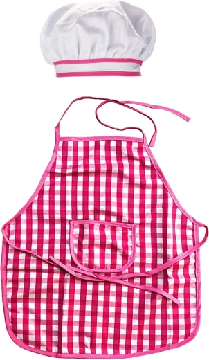 Delantal y gorro de cocinero para un pequeño chef