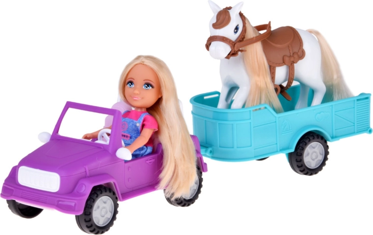 Coche todoterreno con remolque desmontable