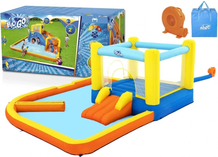 Tobogán acuático hinchable con piscinita 365 × 340 × 152 cm BESTWAY