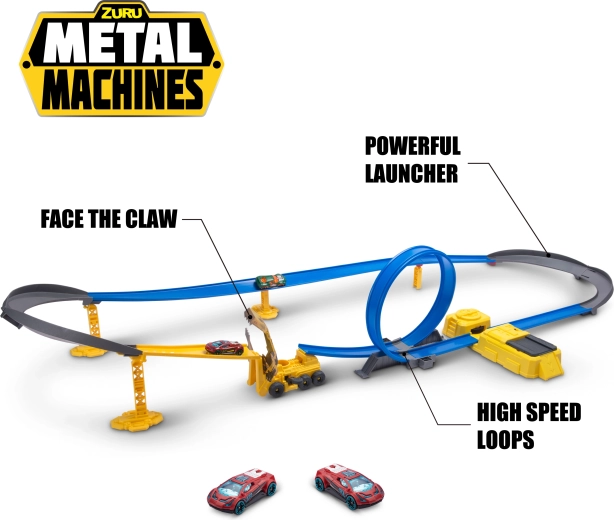 Pista de construcción destructiva Metal Machines con propulsión motorizada
