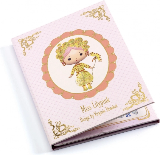 Djeco Tinyly pegatinas removibles Miss Lilypink