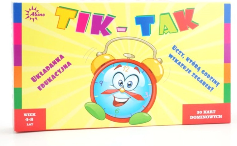 Rompecabezas Tik Tak – dominó para aprender la hora