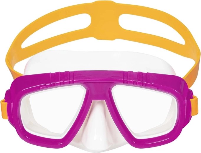 Máscara de buceo rosa BESTWAY para niños y adultos