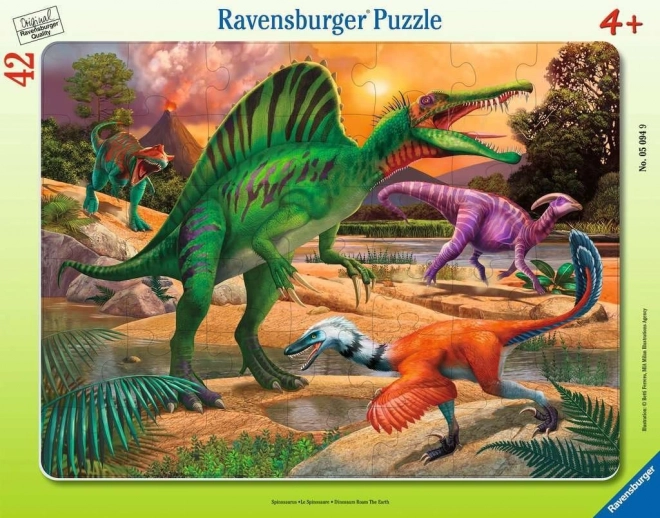 Puzzle Ravensburger Dinosaurios 42 piezas