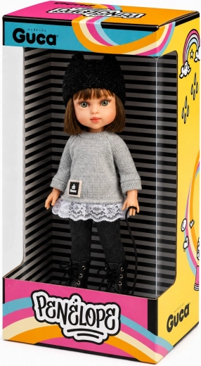 Muñeca posicionable en embalaje de regalo