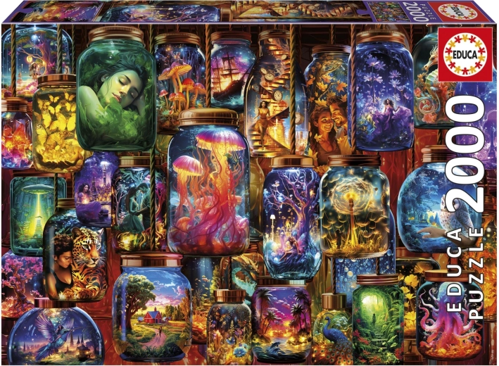 Puzzle Educa Sueños en un tarro, 2000 piezas