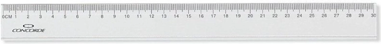 Regla CONCORDE 30 cm transparente