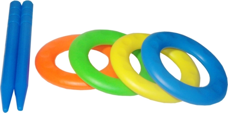 Juego de playa: lanzamiento de aros