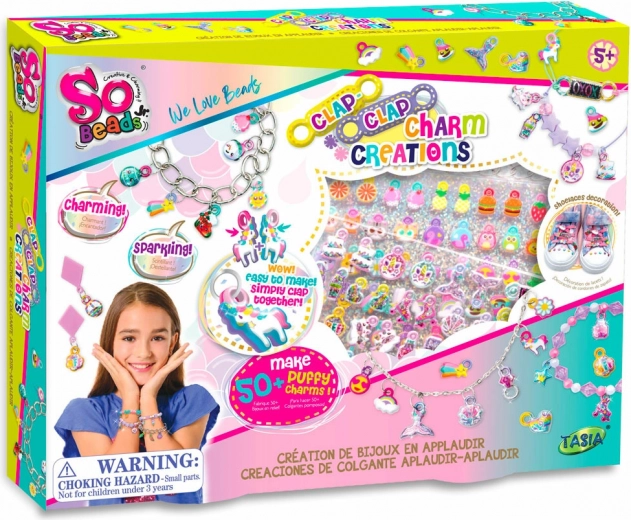 Tasia Clap Clap – set creativo de pulseras y collares con colgantes