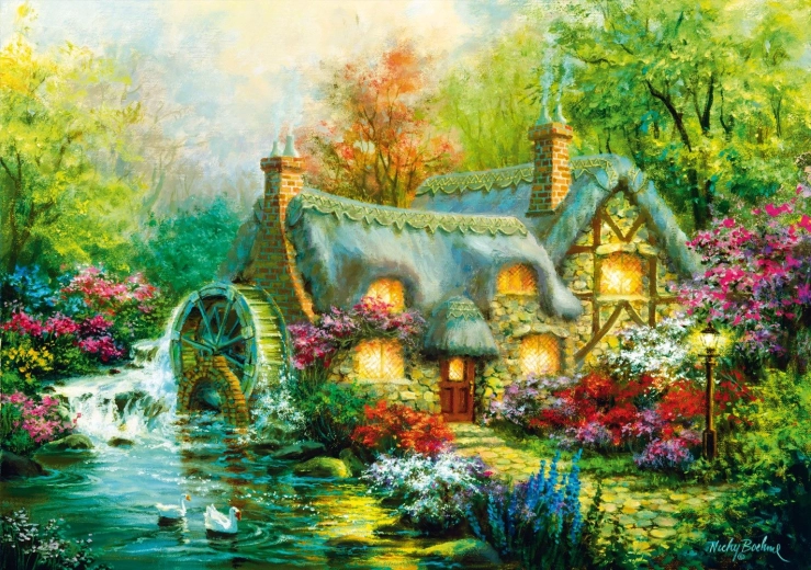 Puzzle Rural 1000 piezas BLUEBIRD