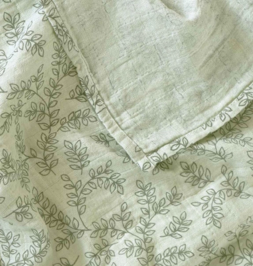 Toalla de muselina XL blossom – Sage