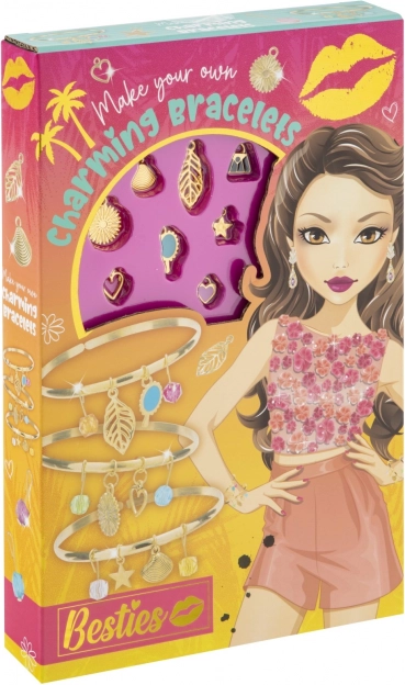 Set para hacer pulseras con dijes Besties