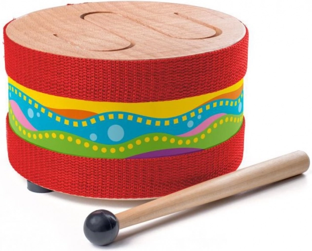 Tambor infantil WOODY de madera