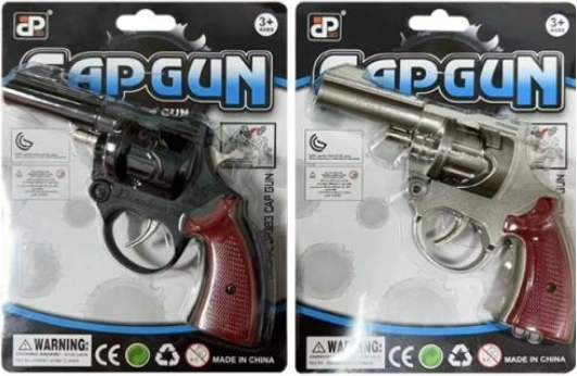 Pistola metálica de cápsulas