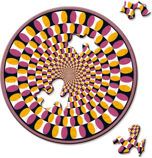 Mini puzzle redondo Curiosi Picoli Columpio 33 piezas