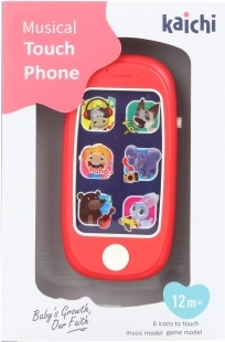 Teléfono táctil infantil con luces y sonidos