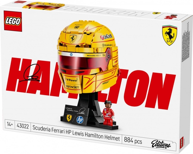 Minifigura de Lewis Hamilton incluida en el set