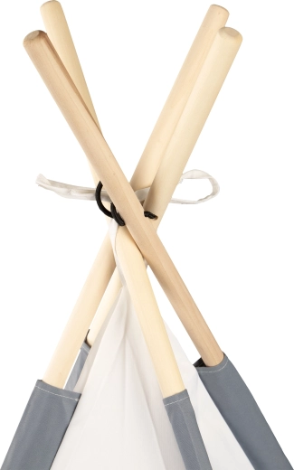 Estructura de madera y fácil montaje