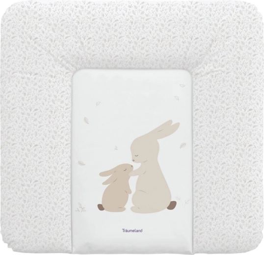Träumeland colchón cambiador Hophop Bunny Beige 75 x 75 cm