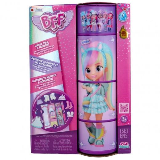 Muñeca CRY BABIES BFF Jenna – muñeca de moda con accesorios