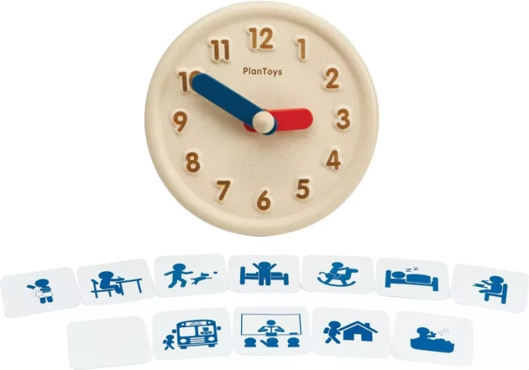 Aprender la hora con ayuda de tarjetas de actividades