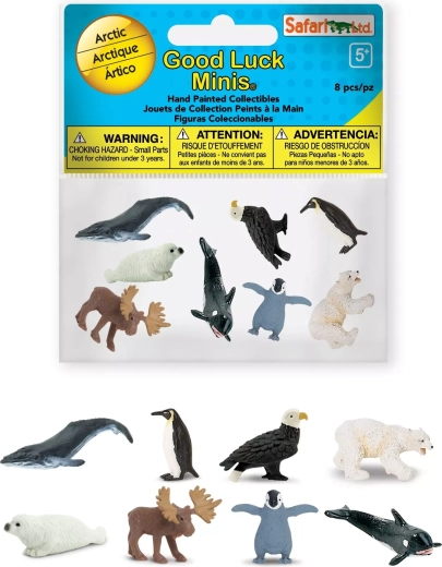 Safari Ltd. Ártida – Good Luck Minis funpack mini figuras de animales (8 uds)