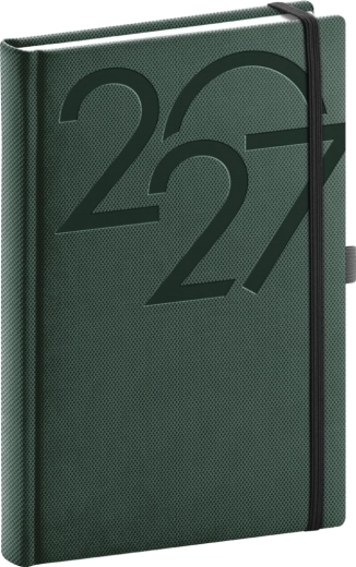 Agenda diaria Notique Ajax 2027 dorada 15 × 21 cm