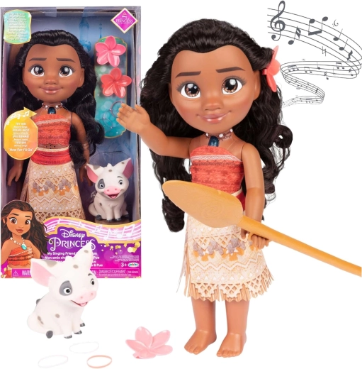 Muñeca interactiva Disney MOANA cantora de 35 cm con accesorios