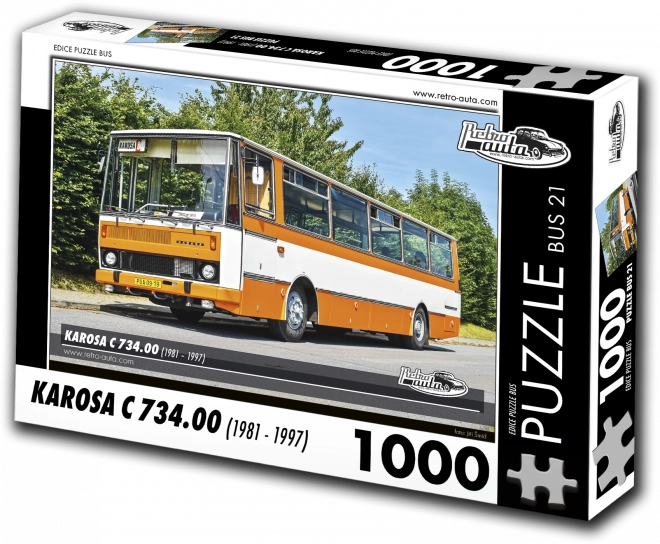 Puzle Retro-coches Karosa C 734 (1981–1997) – 1000 piezas