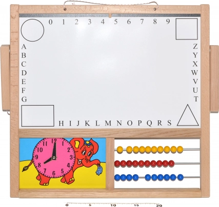 Pizarra infantil colgable y de mesa para aprender y dibujar