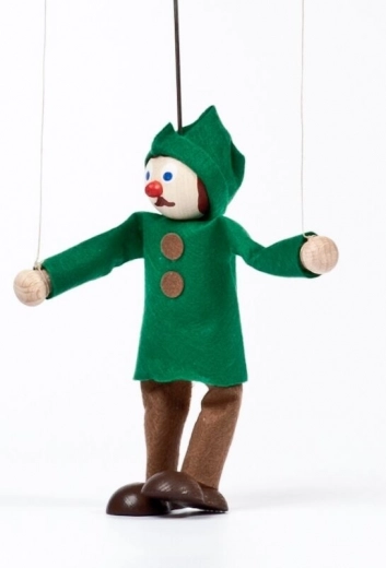 Gerlich marioneta de madera cazador Miloš 12 cm