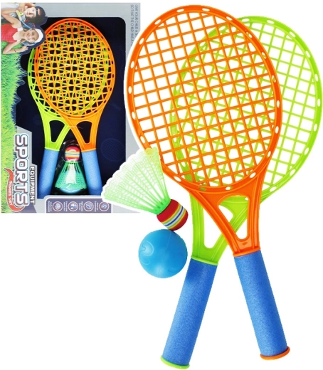 Set de bádminton infantil con volante y pelota