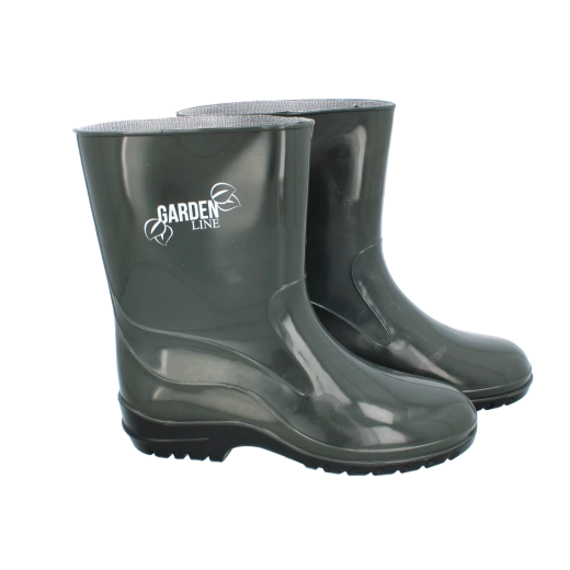 Botas de agua de mujer de EVA con plantilla de fieltro extraíble – color oliva