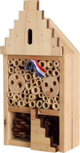 Hotel de insectos de madera 12 × 7 × 25 cm