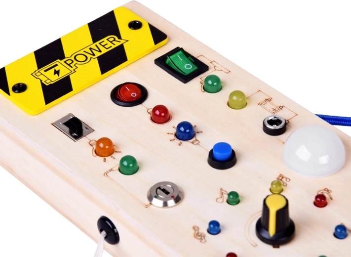 Aprender causa–efecto con LED luminosos