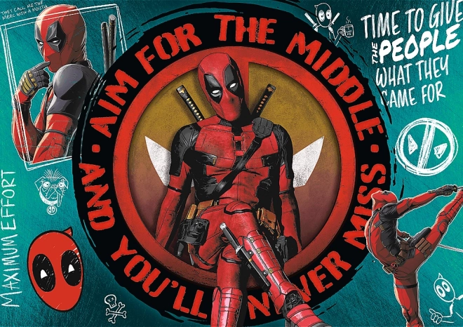 Puzzle TREFL Premium Plus: Deadpool 1000 piezas