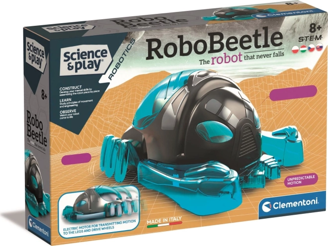 Clementoni Science & Play Robotics RoboBeetle – escarabajo robótico antiparas caídas