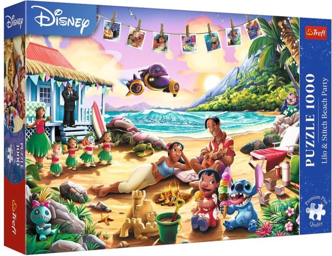 Puzzle LILO & STITCH – fiesta en la playa 1000 piezas