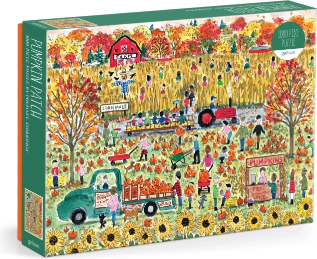 Puzzle Galison Campo de calabazas 1000 piezas