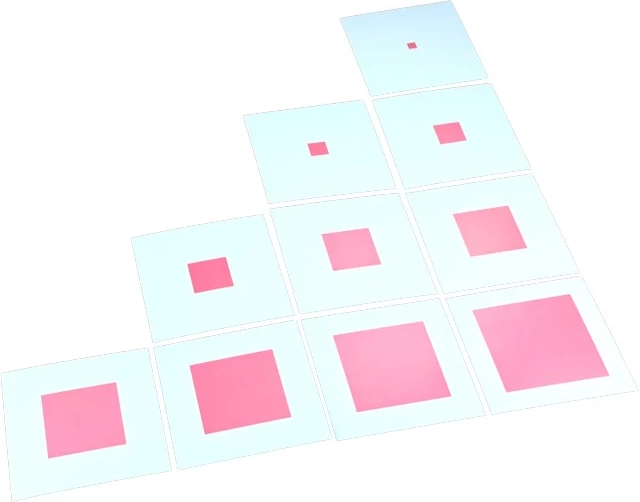 Tarjetas de control claras para trabajar con la torre rosa