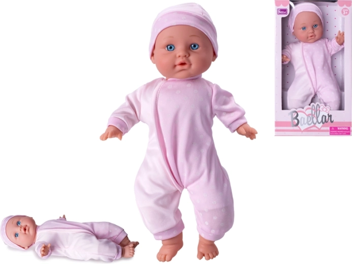 Muñeca bebé de 30 cm con cuerpecito blando, rosa