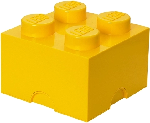 Caja de almacenamiento LEGO 4 verde oscuro